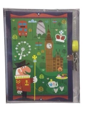 Mudpuppy “London” Locked Diary (NWT)